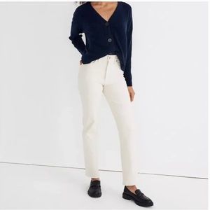 MADEWELL 	
the perfect vintage straight jean in vintage canvas wash Size 24